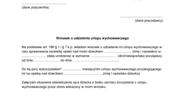 Jak uniknąć błędów przy wypełnianiu wniosku o urlop wychowawczy – praktyczne wskazówki
