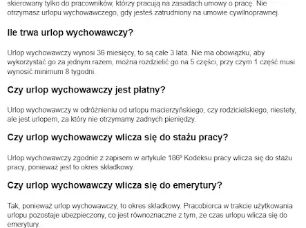 Komu przysługuje płatny urlop wychowawczy? Sprawdź swoje prawa i warunki